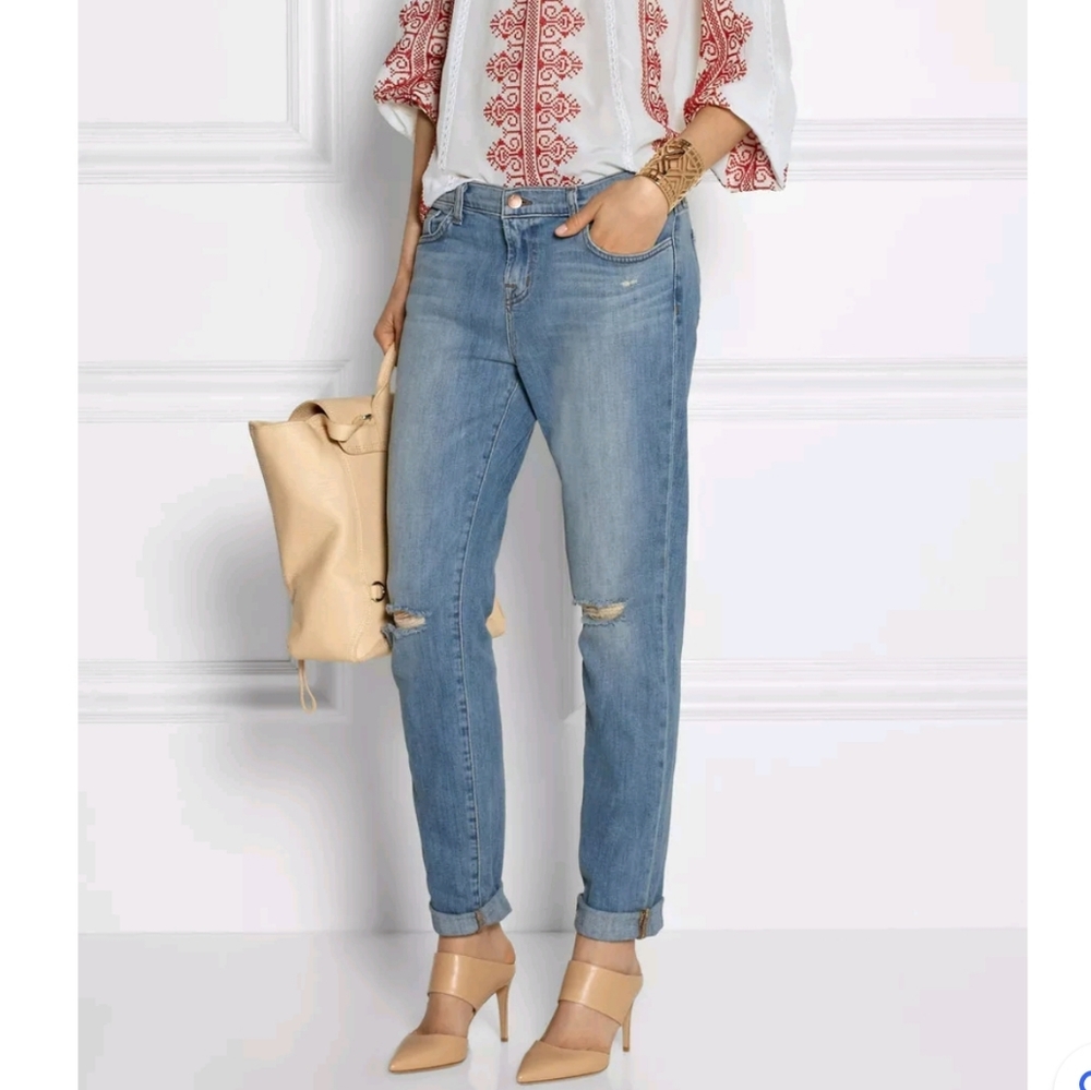 j. brand  jake low-rise slim boyfriend